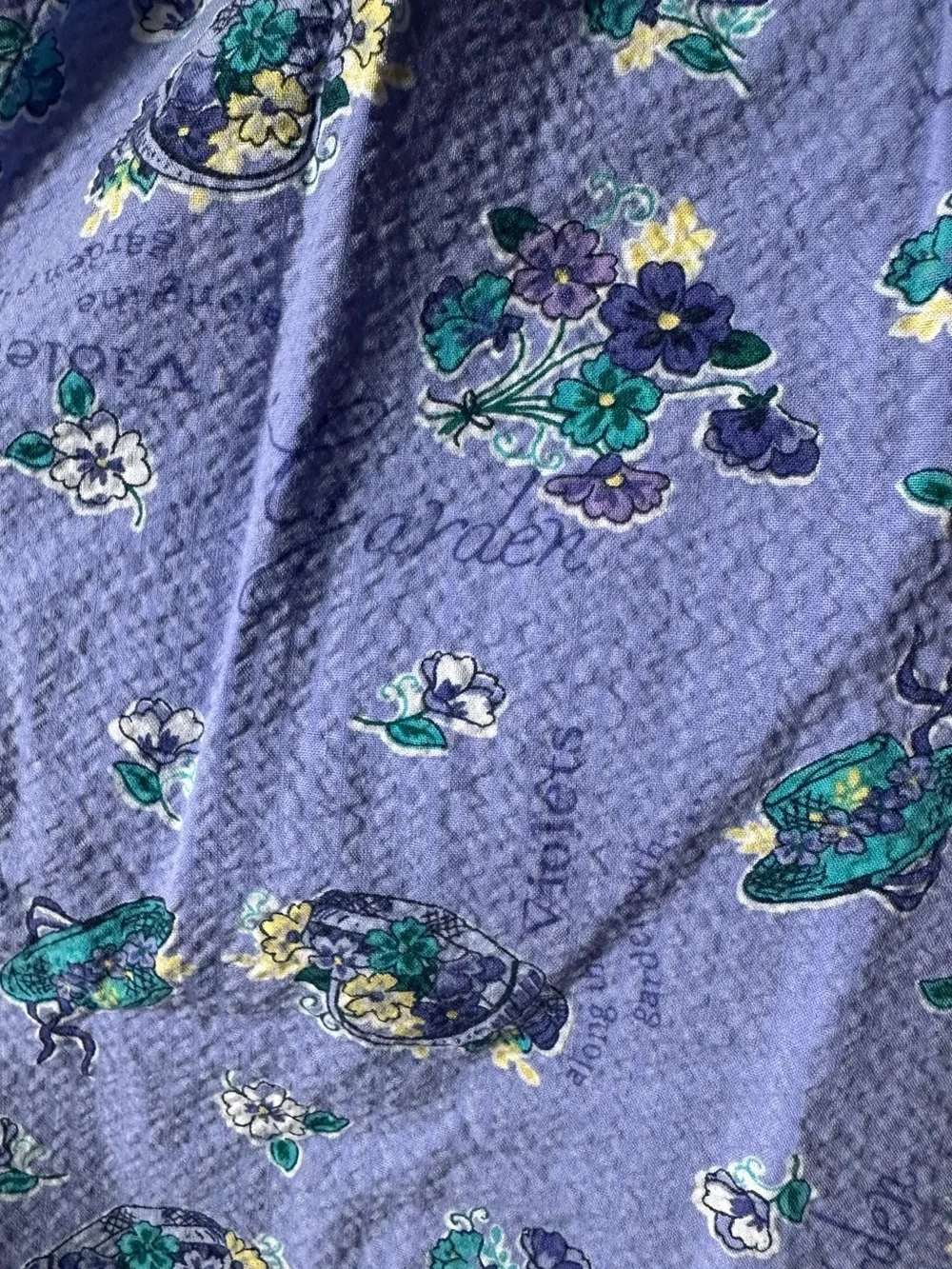 Vintage OshKosh Summer Sun Dress Violets Garden